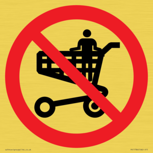 P925 Prohibition: No standing in trolley